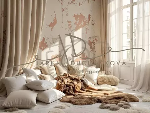 Fotopozadí - Pokoj s okny 1