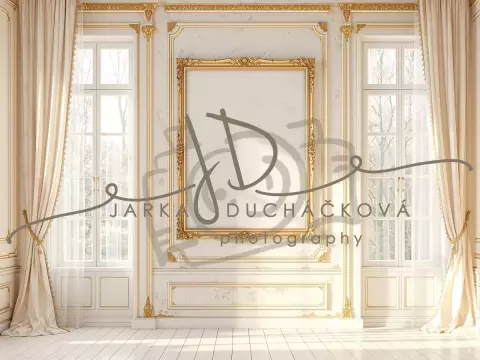 Fotopozadí - Stěna se zlatem 1