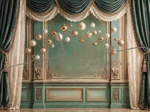 Vánoční elegantní stěna 1 Vánoční elegantní stěna 1