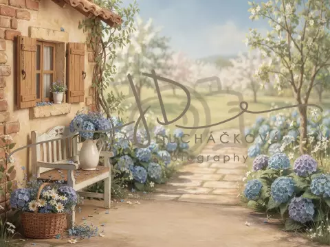 Domek s hortenziemi 10