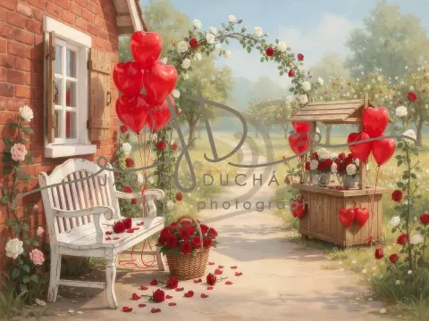 Zahrada s růžemi 10