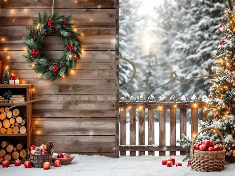 Fotopozadí - Zasněžená přírodní scéna 10 Fotopozadí - Zasněžená přírodní scéna 10