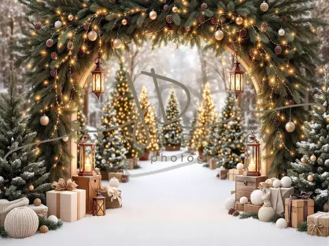 Fotopozadí - Brána v lese 12