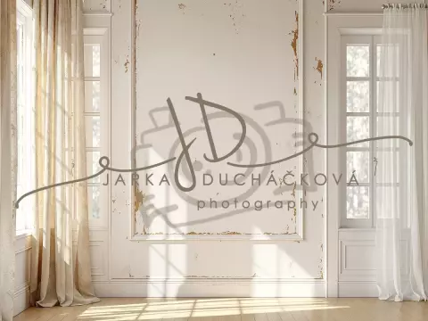 Fotopozadí - Stěna s okny 12