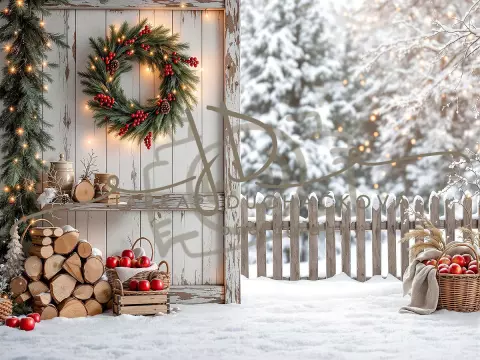 Fotopozadí - Zasněžená přírodní scéna 12 Fotopozadí - Zasněžená přírodní scéna 12