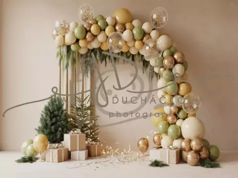 Fotopozadí - CHRISTMAS GARLAND 13