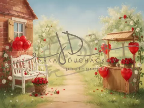 Zahrada s růžemi 13