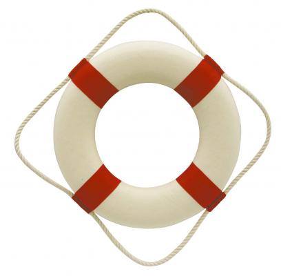 Záchranný kruh - kolo 20 cm - červená