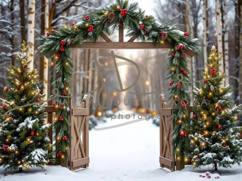 Fotopozadí - Brána v lese 16