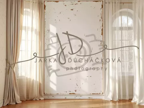 Fotopozadí - Stěna s okny 16