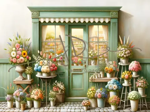 Fotopozadí - FLOWER SHOP 1