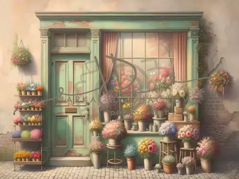 Fotopozadí - FLOWER SHOP 9