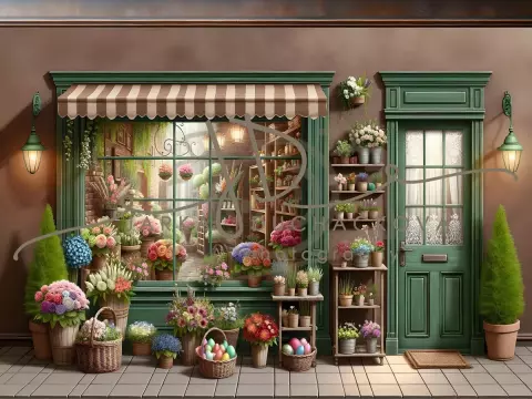 Fotopozadí - FLOWER SHOP 17