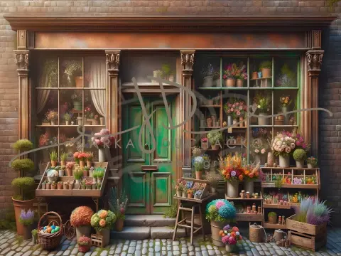 Fotopozadí - FLOWER SHOP 23