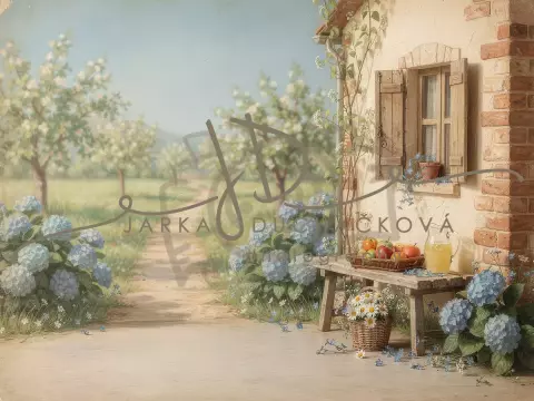 Domek s hortenziemi 2