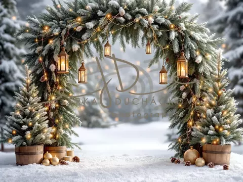 Fotopozadí - Brána v lese 22