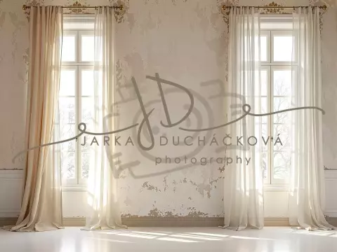 Fotopozadí - Stěna s okny 23