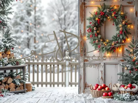 Fotopozadí - Zasněžená přírodní scéna 23 Fotopozadí - Zasněžená přírodní scéna 23