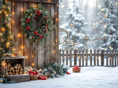 Fotopozadí - Zasněžená přírodní scéna 26 Fotopozadí - Zasněžená přírodní scéna 26