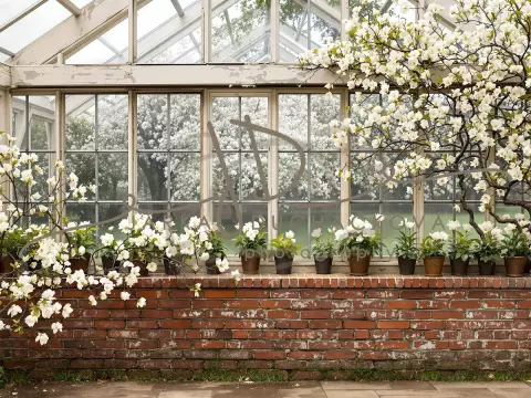 Fotopozadí - Jarní skleník 28 Fotopozadí - Jarní skleník 28