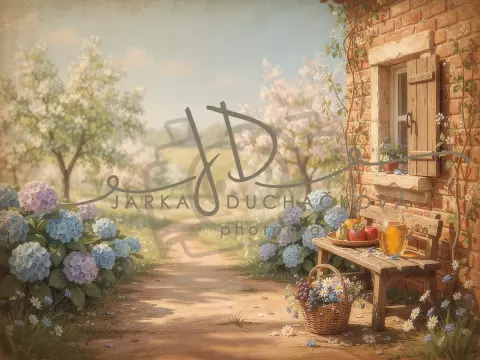 Domek s hortenziemi 3