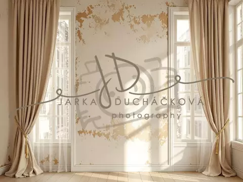 Fotopozadí - Stěna s okny 3