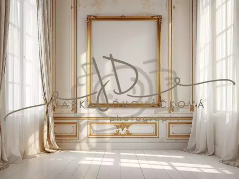 Fotopozadí - Stěna se zlatem 3