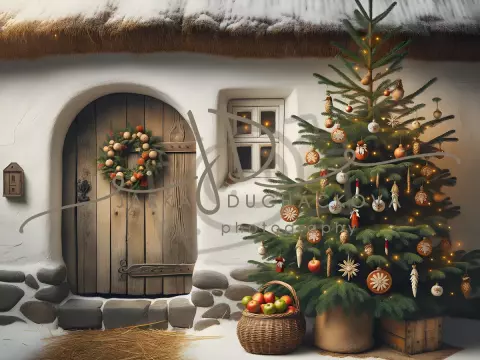 Fotopozadí - CHRISMAS VINTAGE 382
