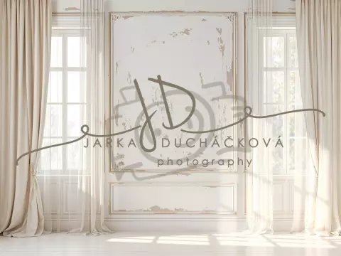 Fotopozadí - Stěna s okny 34