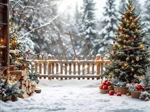 Fotopozadí - Zasněžená přírodní scéna 37 Fotopozadí - Zasněžená přírodní scéna 37