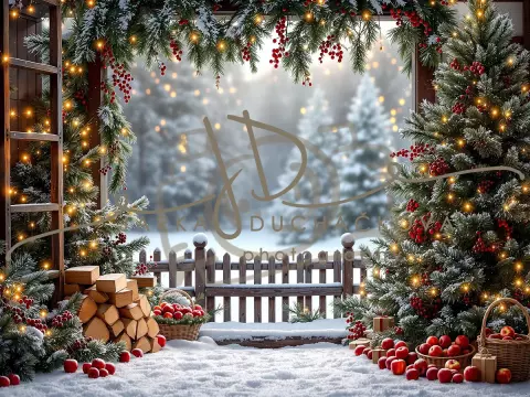 Fotopozadí - Zasněžená přírodní scéna 38 Fotopozadí - Zasněžená přírodní scéna 38