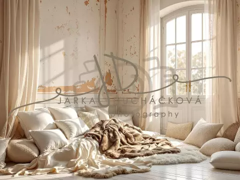 Fotopozadí - Pokoj s okny 4