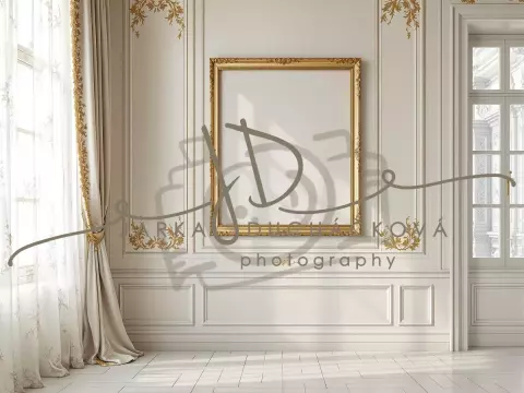 Fotopozadí - Stěna se zlatem 4