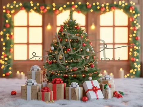Fotopozadí - Vánoční stromek 4