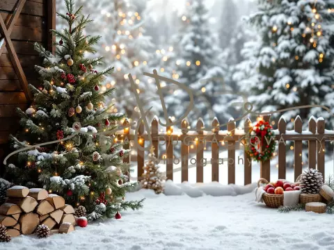 Fotopozadí - Zasněžená přírodní scéna 46 Fotopozadí - Zasněžená přírodní scéna 46