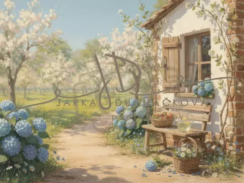 Domek s hortenziemi 5