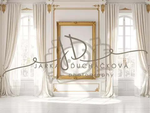 Fotopozadí - Stěna se zlatem 5