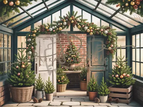 Fotopozadí - CHRISTMAS VINTAGE 501