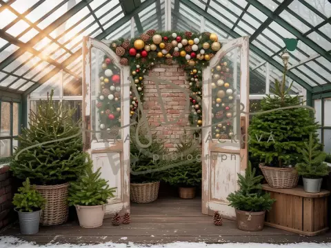 Fotopozadí - CHRISTMAS VINTAGE 510