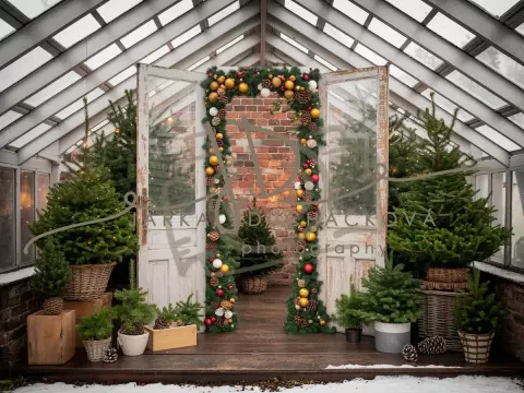 Fotopozadí - CHRISTMAS VINTAGE 512