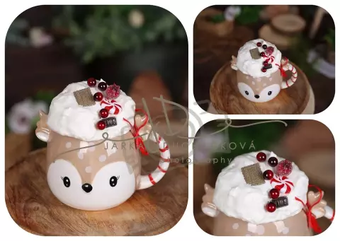 Hrneček vánoční Srneček Hrneček vánoční Srneček