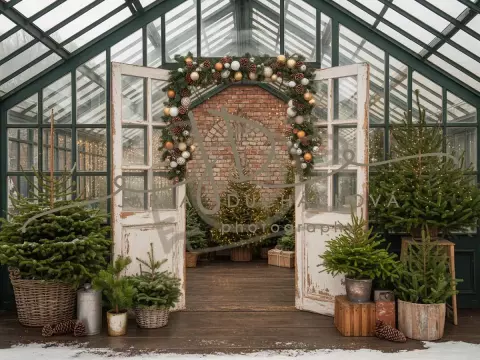 Fotopozadí - CHRISTMAS VINTAGE 515