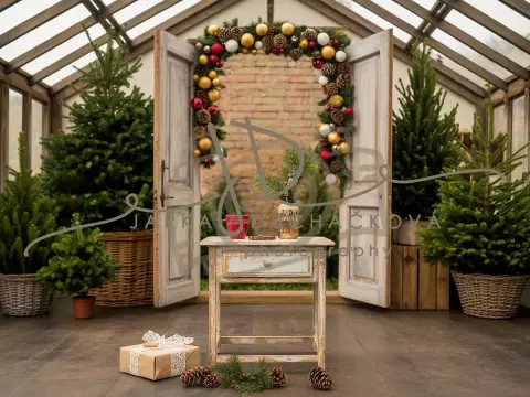 Fotopozadí - CHRISTMAS VINTAGE 519