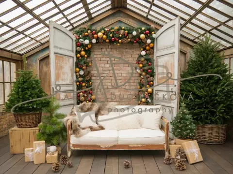 Fotopozadí - CHRISTMAS VINTAGE 524