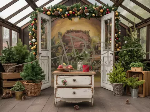 Fotopozadí - CHRISTMAS VINTAGE 536