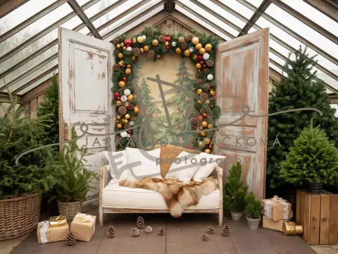 Fotopozadí - CHRISTMAS VINTAGE 537