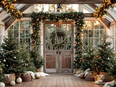 Fotopozadí - CHRISTMAS VINTAGE 543