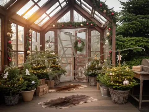 Fotopozadí - CHRISTMAS VINTAGE 560
