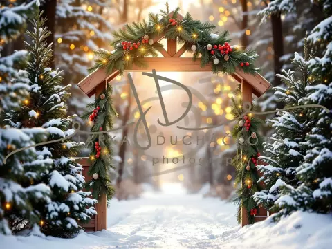 Fotopozadí - Brána v lese 6 Fotopozadí - Brána v lese 6