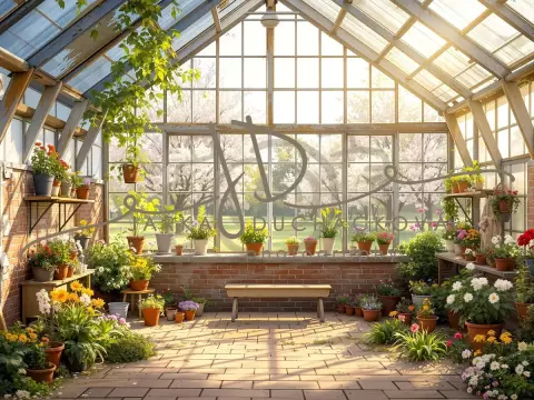 Fotopozadí - Jarní skleník 6 Fotopozadí - Jarní skleník 6